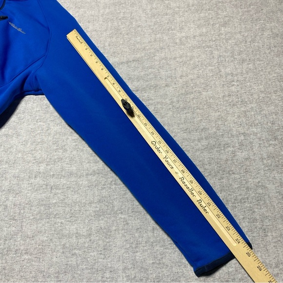 Eddie Bauer Pullover Mens Extra Large Blue First Ascent Radiator Fleece 1/4 XL - Picture 11 of 13